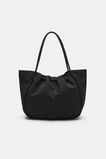 Ruched Essential Tech Tote  Black  hi-res