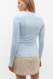 Jersey Long Sleeve Top  Ice Blue  hi-res