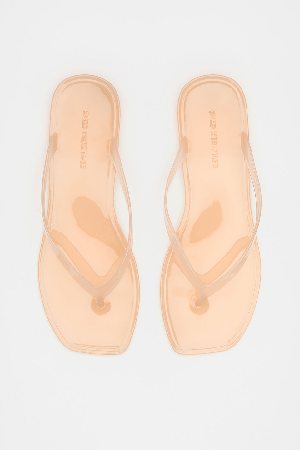 Elle Jelly Flip Flop  Nude