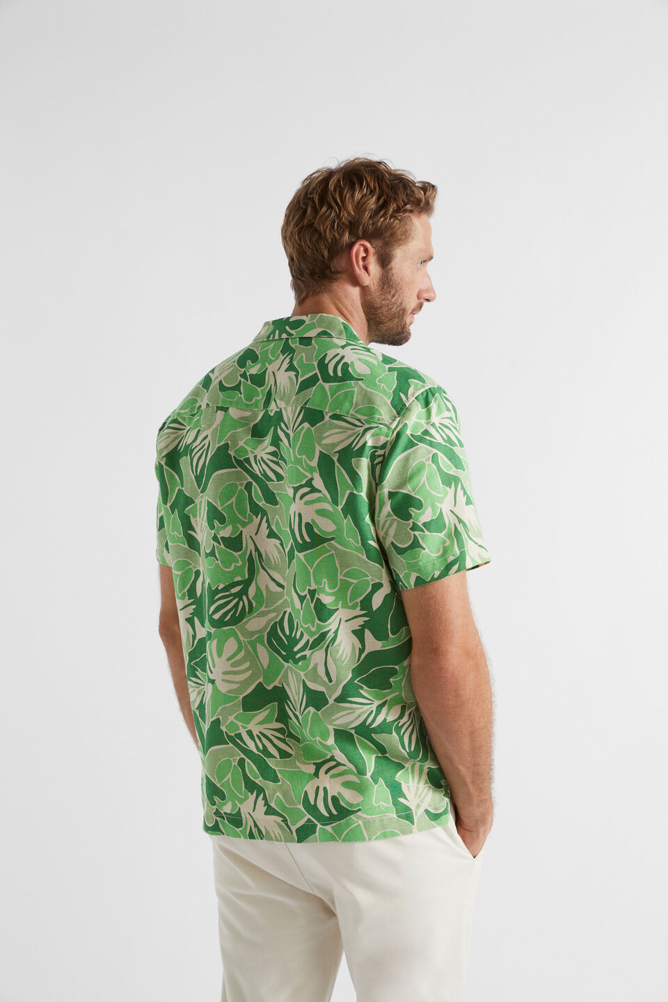 Abstract Foliage Resort Shirt  Abstract Foliage