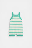 Stripe Knit Romper  Classic Cream  hi-res