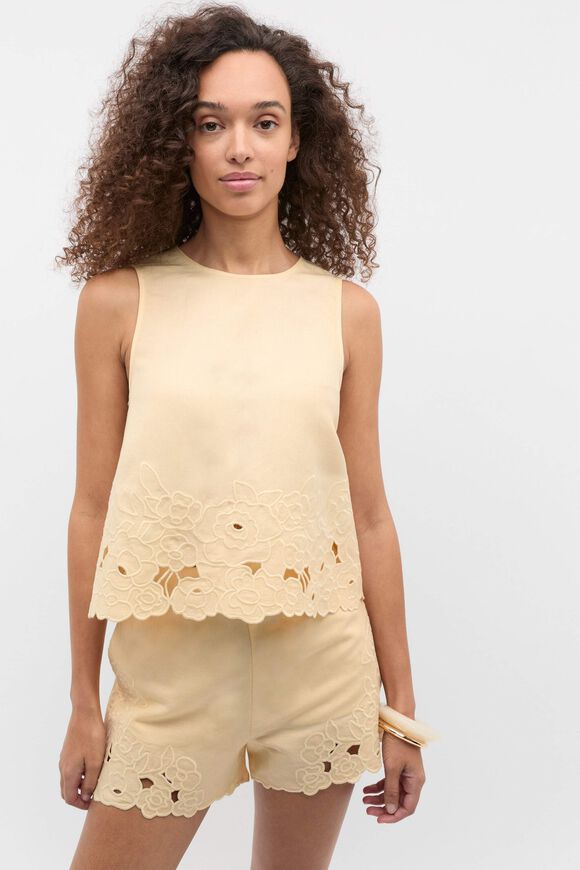 Cutwork Swing Tank  Shortbread  hi-res
