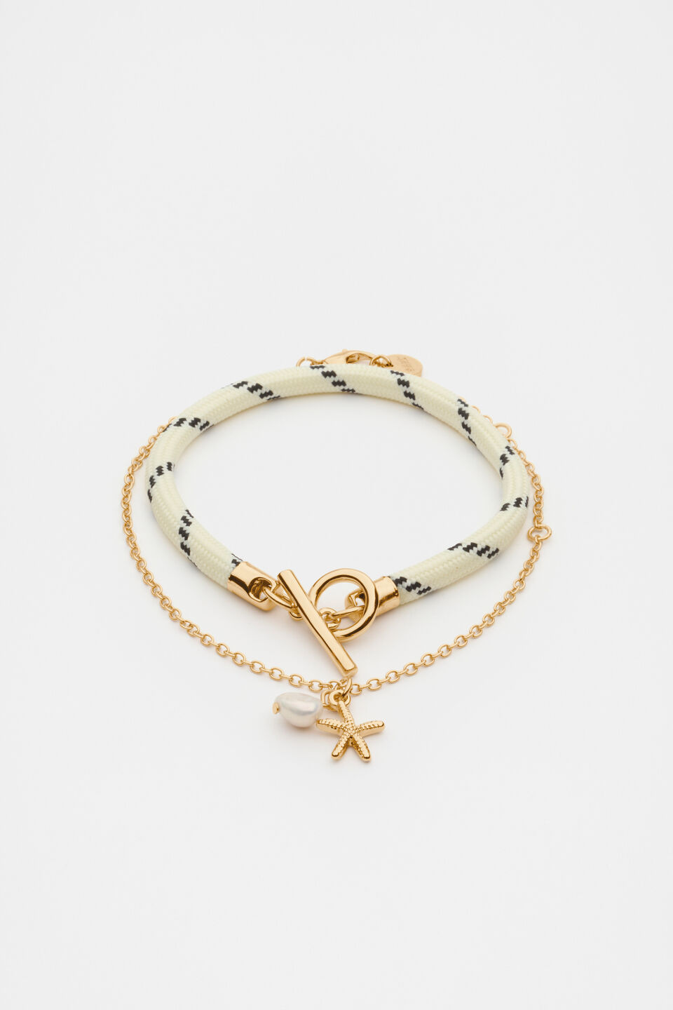 Starfish Pendant Bracelet  Gold