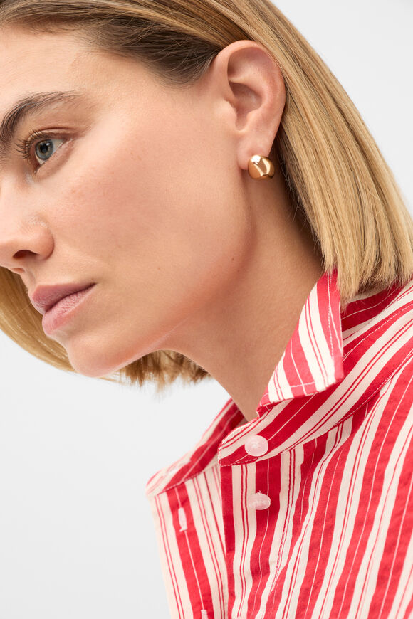 Small Pebble Stud  Gold  hi-res