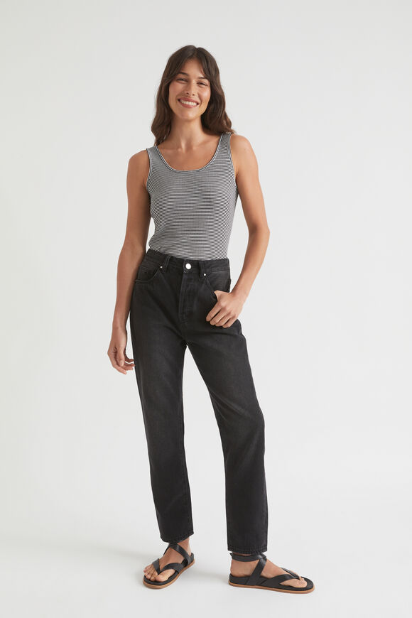 Core Slim Leg Rigid Jean  Washed Black  hi-res