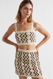 Crochet Knit Crop  Multi  hi-res