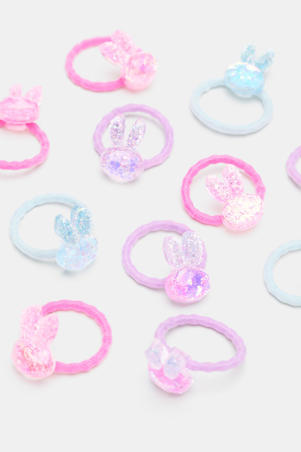 Bunny Hair Elastics  Multi