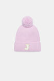 Glitter Initial Beanie  J  hi-res