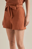 Tie Up Cheesecloth Shorts    hi-res