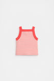 Core Logo Rib Tank  Strawberry Red  hi-res