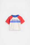 Colourblock Logo Tee  Strawberry Red  hi-res
