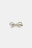 Diamante Bow Duck Clip  Clear  hi-res