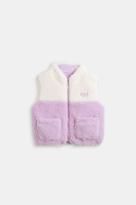 Reversible Logo Vest  Orchid  hi-res