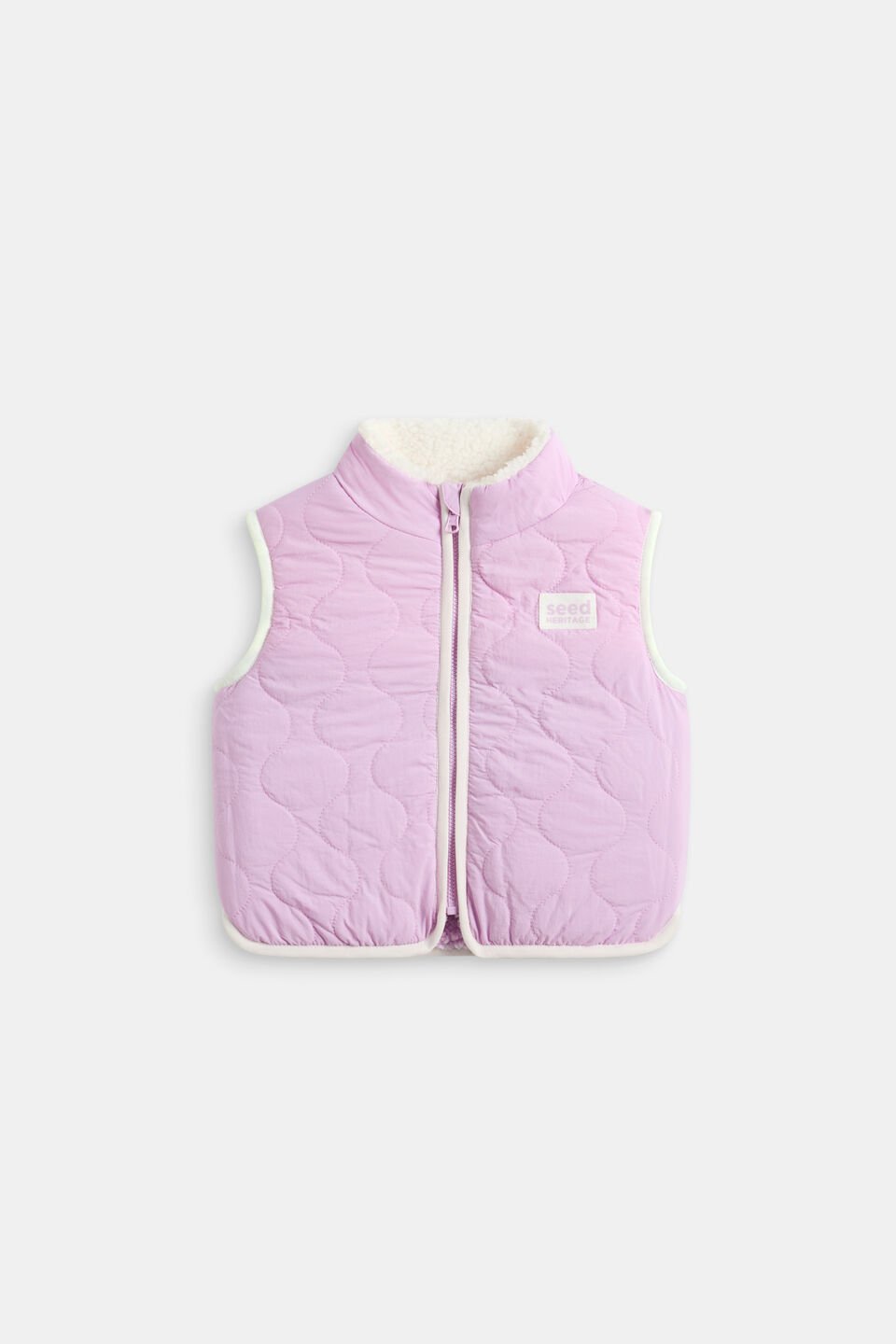 Reversible Logo Vest  Orchid