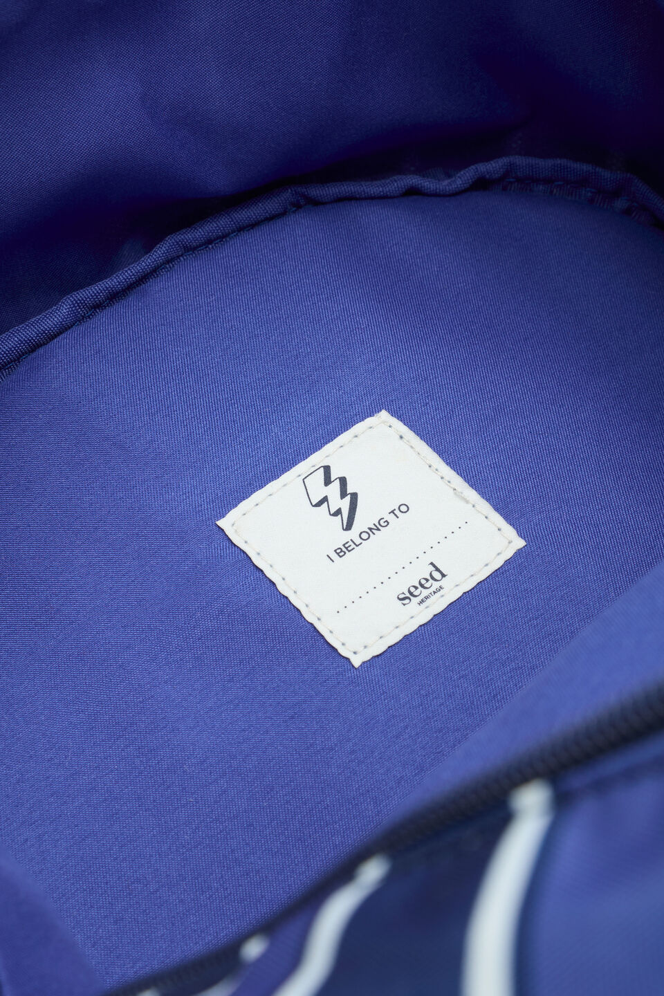 Stripe Backpack  Blue Multi