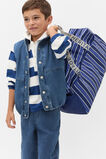 Stripe Weekender Bag  Blue Multi  hi-res