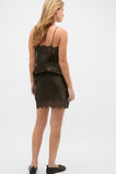Lace Trim Mini Skirt  Coffee Bean  hi-res