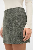 Textured Mini Skirt  Pale Slate Crossdye  hi-res