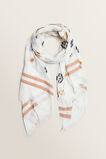 Floral Jacquard Scarf    hi-res