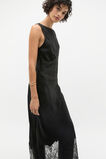Lace Detail Slip Dress  Black  hi-res