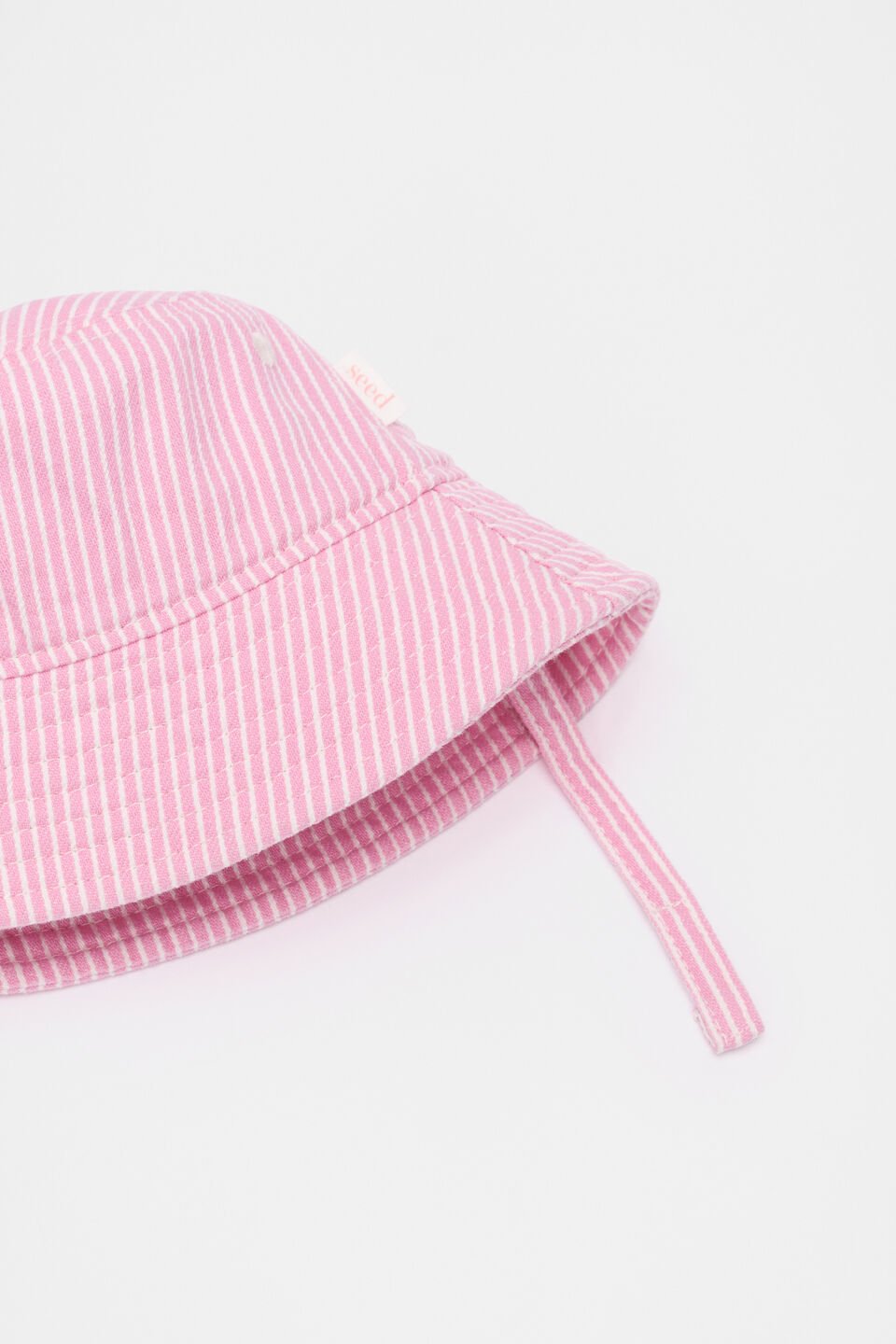 Pink Mini Initial Bucket Hat  P