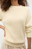 Boucle Slouch Crew Neck Knit  Tofu  hi-res