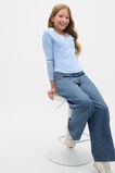 Placket Rib Tee  Cloud Blue  hi-res
