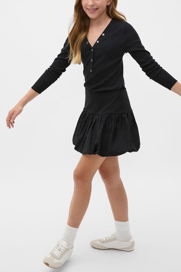 Splice Bubble Skirt  Black  hi-res
