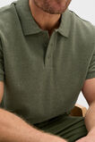 Textured Polo  Olive Multi  hi-res