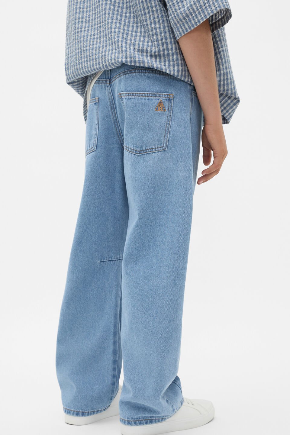 Barrel Jean  Light Blue Wash