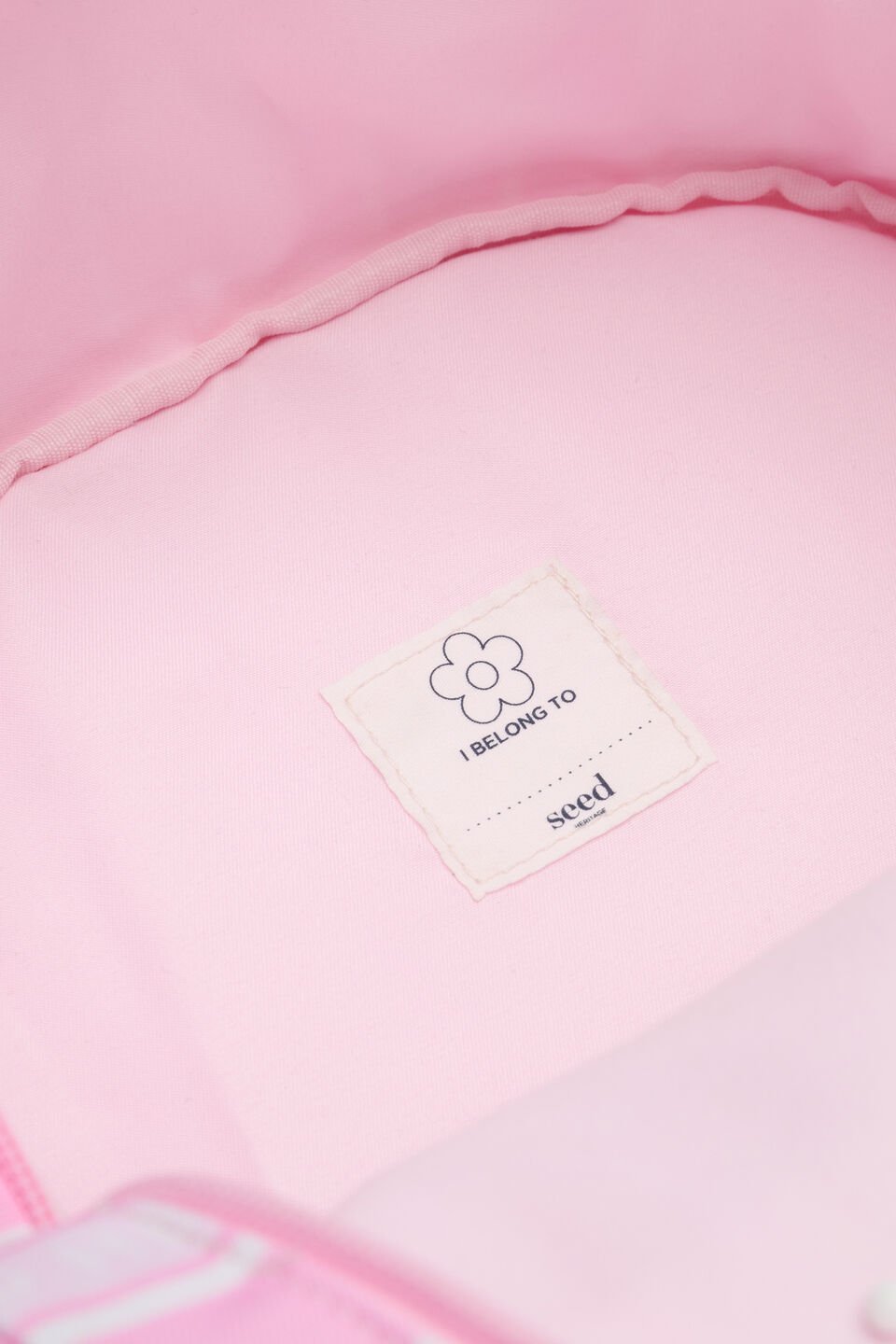 Stripe Backpack  Pink Multi