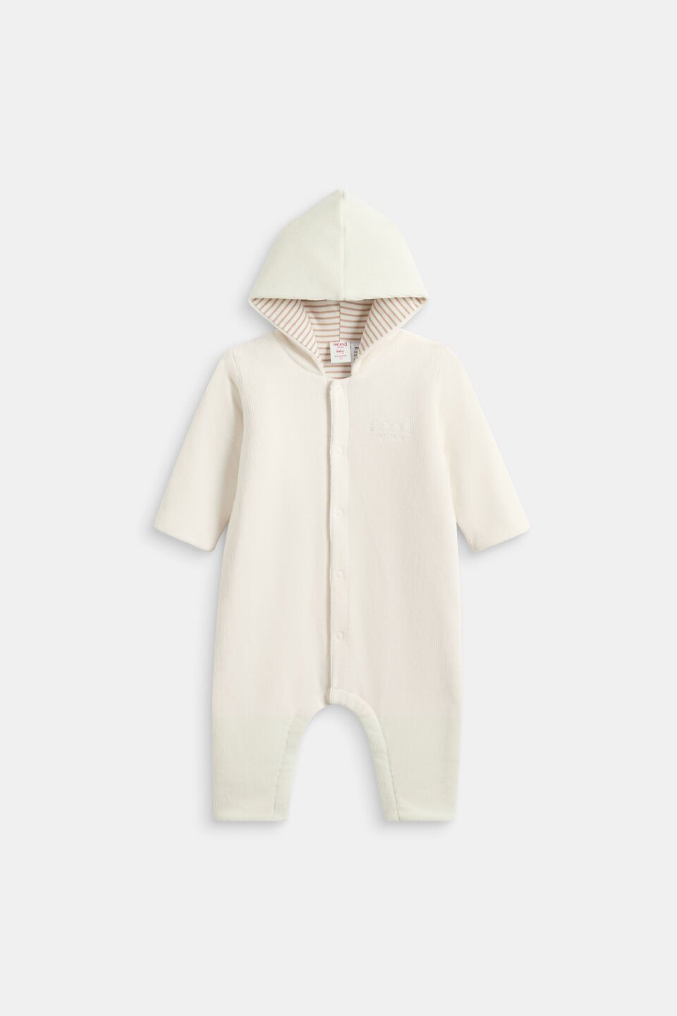 Logo Corduroy Coverall  Classic Cream