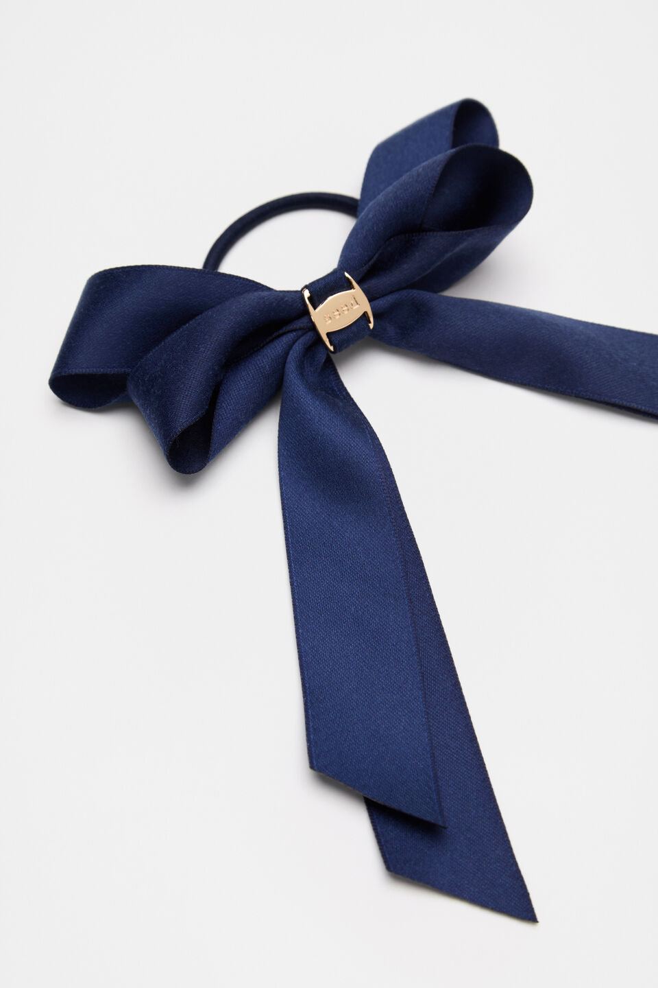 Heritage Bow Elastic  Navy