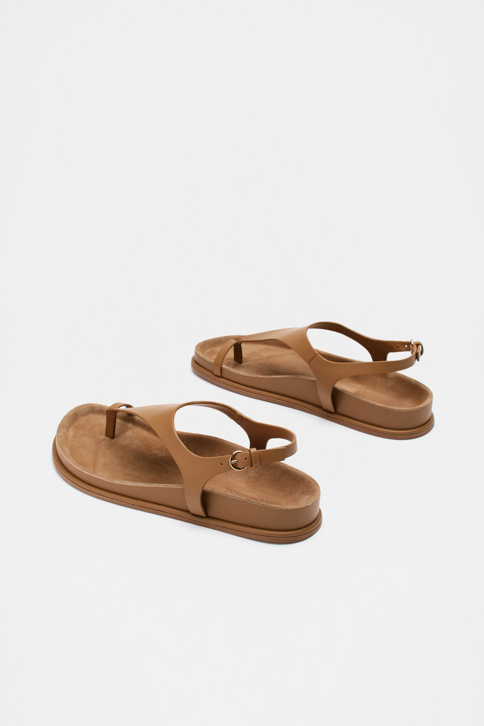 Tina Toe Loop Sandal  Caramel