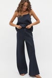 Core Linen Easy Wide Leg Pant  Twilight Blue  hi-res