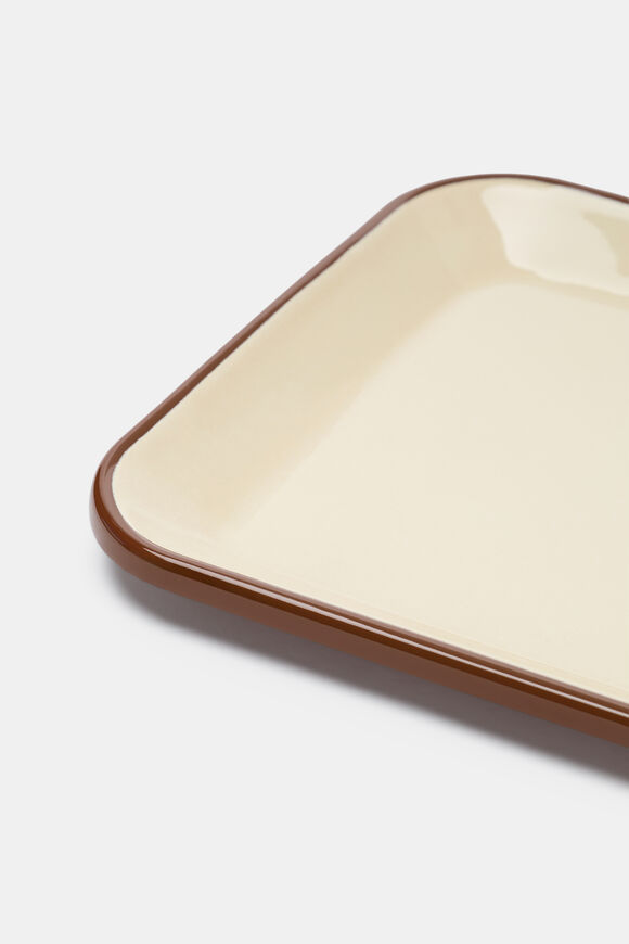 Elias Enamel Tray  Biscoff  hi-res