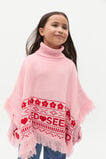 Fairisle Poncho  Rose Petal  hi-res