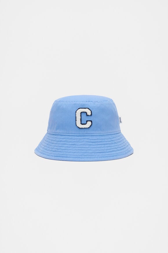 Blue Initial Bucket Hat  C  hi-res