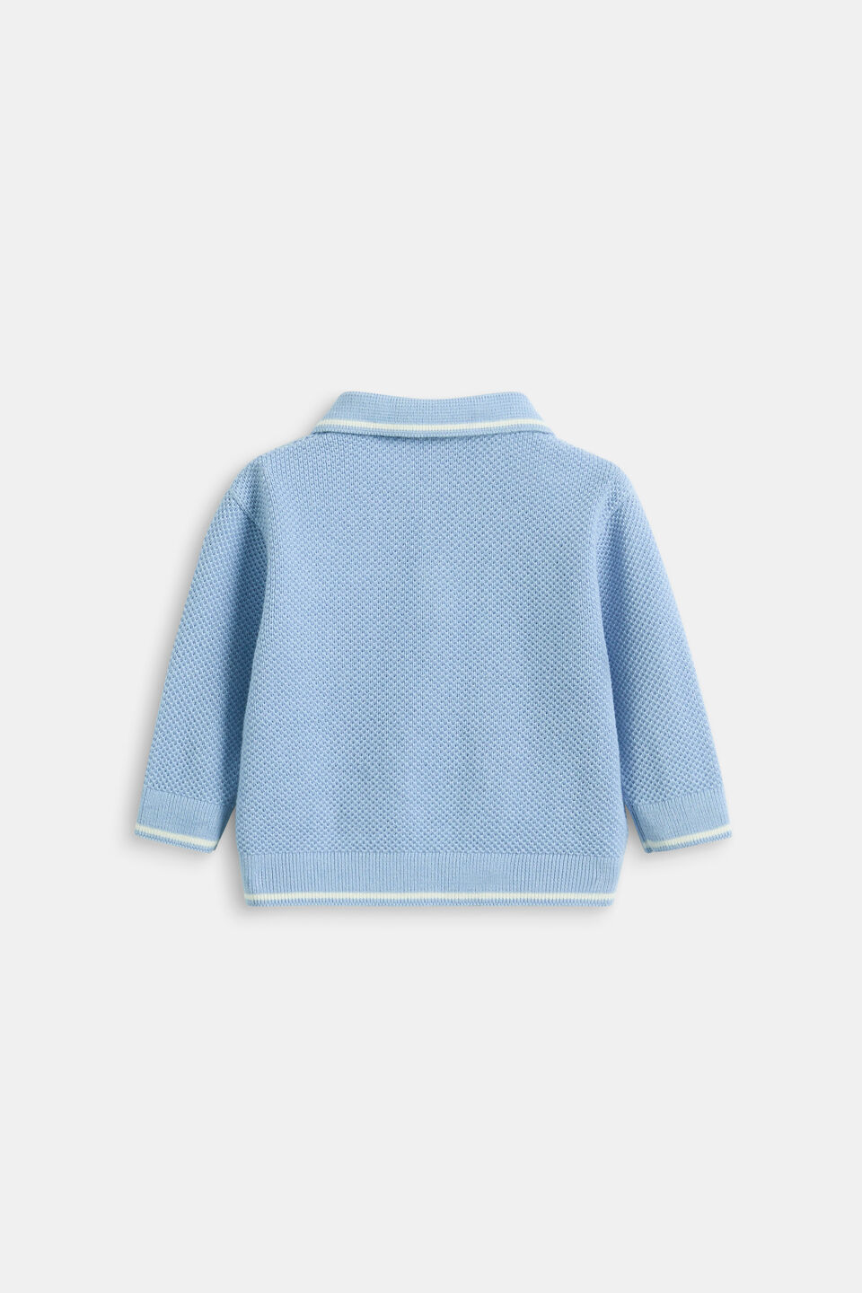 Essential Knit Polo  Cloud Blue