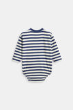 Core Stripe Rugby Bodysuit  French Navy  hi-res
