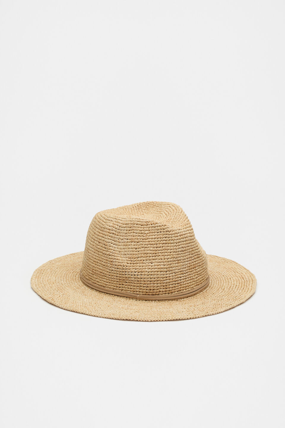 Raffia Fedora  Rye