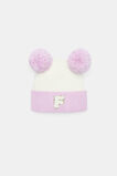 Mini Glitter Initial Beanie  F  hi-res