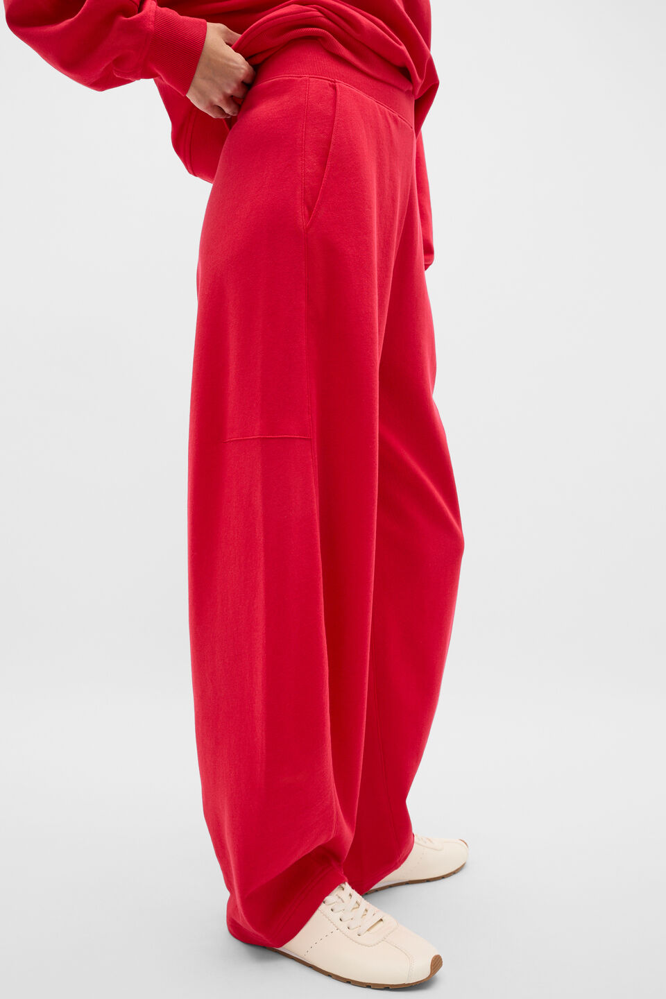 Soft Terry Trackpant  Poppy