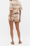 Crochet Tie Short  Nougat  hi-res