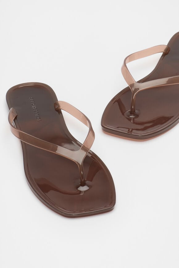 Elle Jelly Flip Flop  Pinecone  hi-res