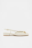 Kendra Slingback Flat  Cream  hi-res