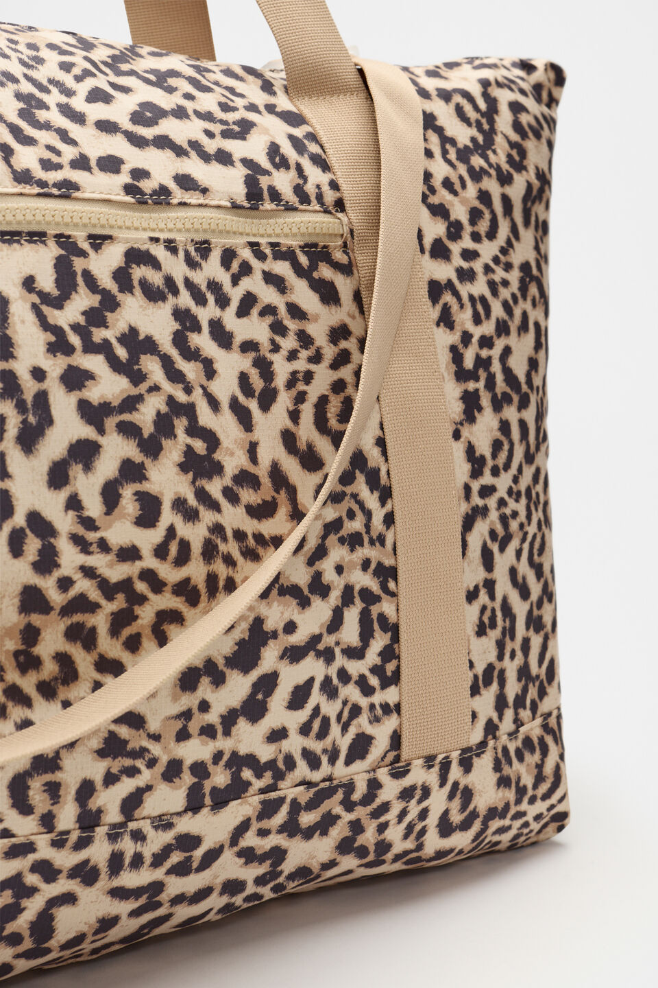 Packable Travel Tote  Animal Print