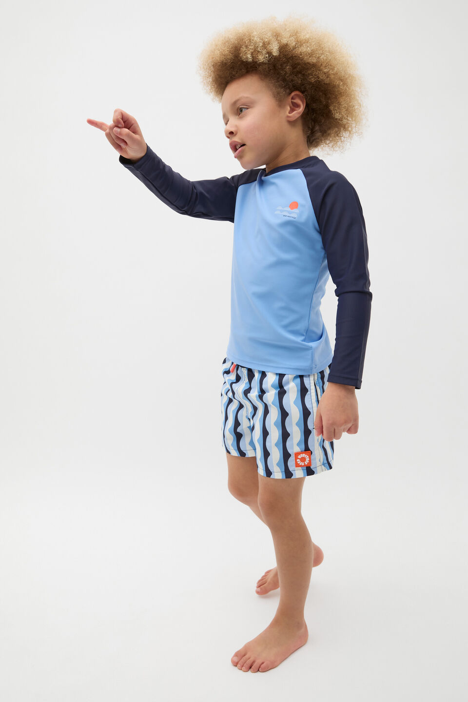 Wave Boardshort  Midnight Blue