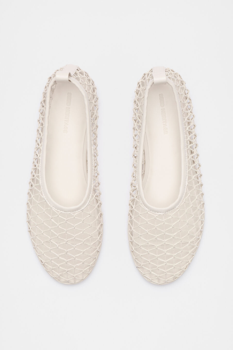 Parker Open Weave Ballet Flat  Tofu