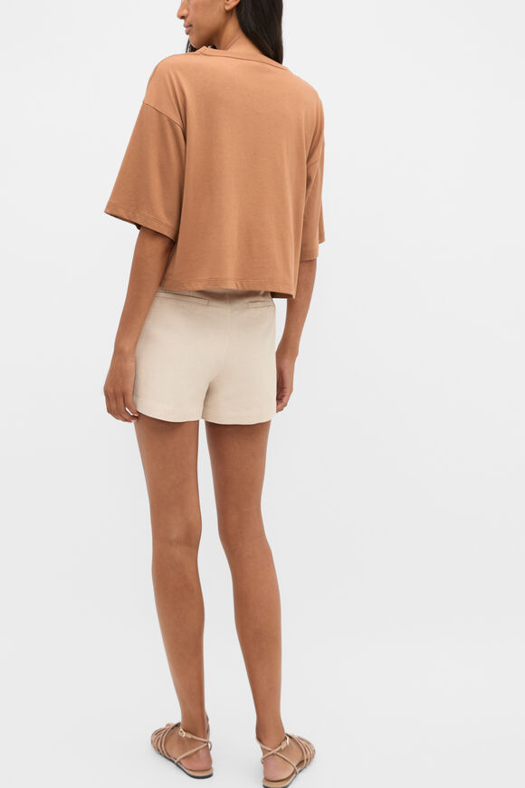 Boxy Draped Tee  Copper  hi-res